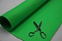 3mm THICK Acrylic Felt Baize Craft/Poker Fabric/Material BRIGHT GREEN